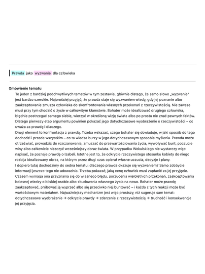 Konspekty – poziom podstawowy