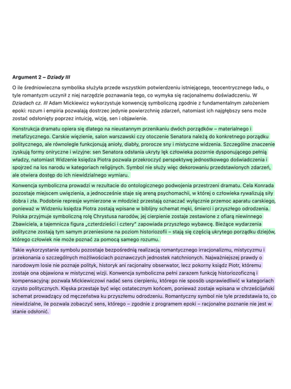 Konspekty – poziom rozszerzony