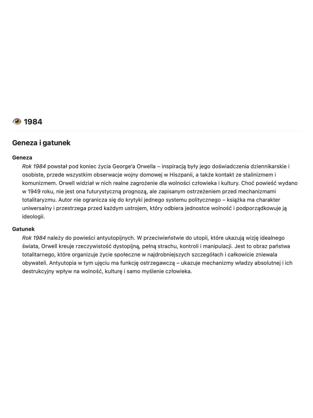 Opracowanie lektur – Podstawa
