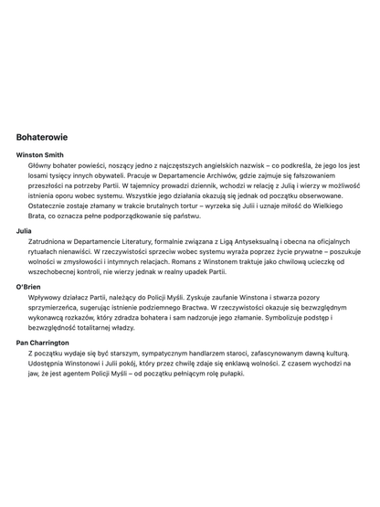 Opracowanie lektur – Podstawa
