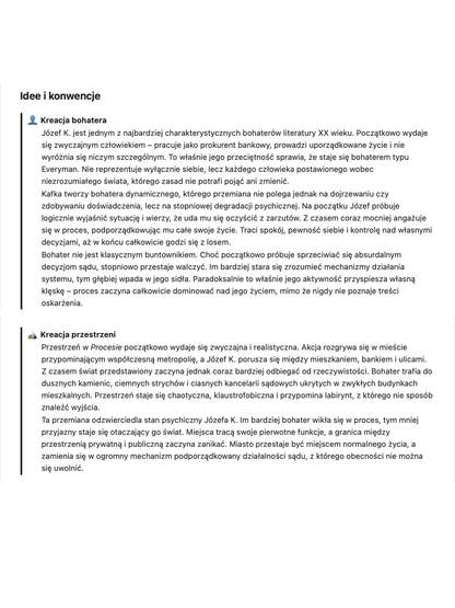 Opracowanie lektur – Rozszerzenie