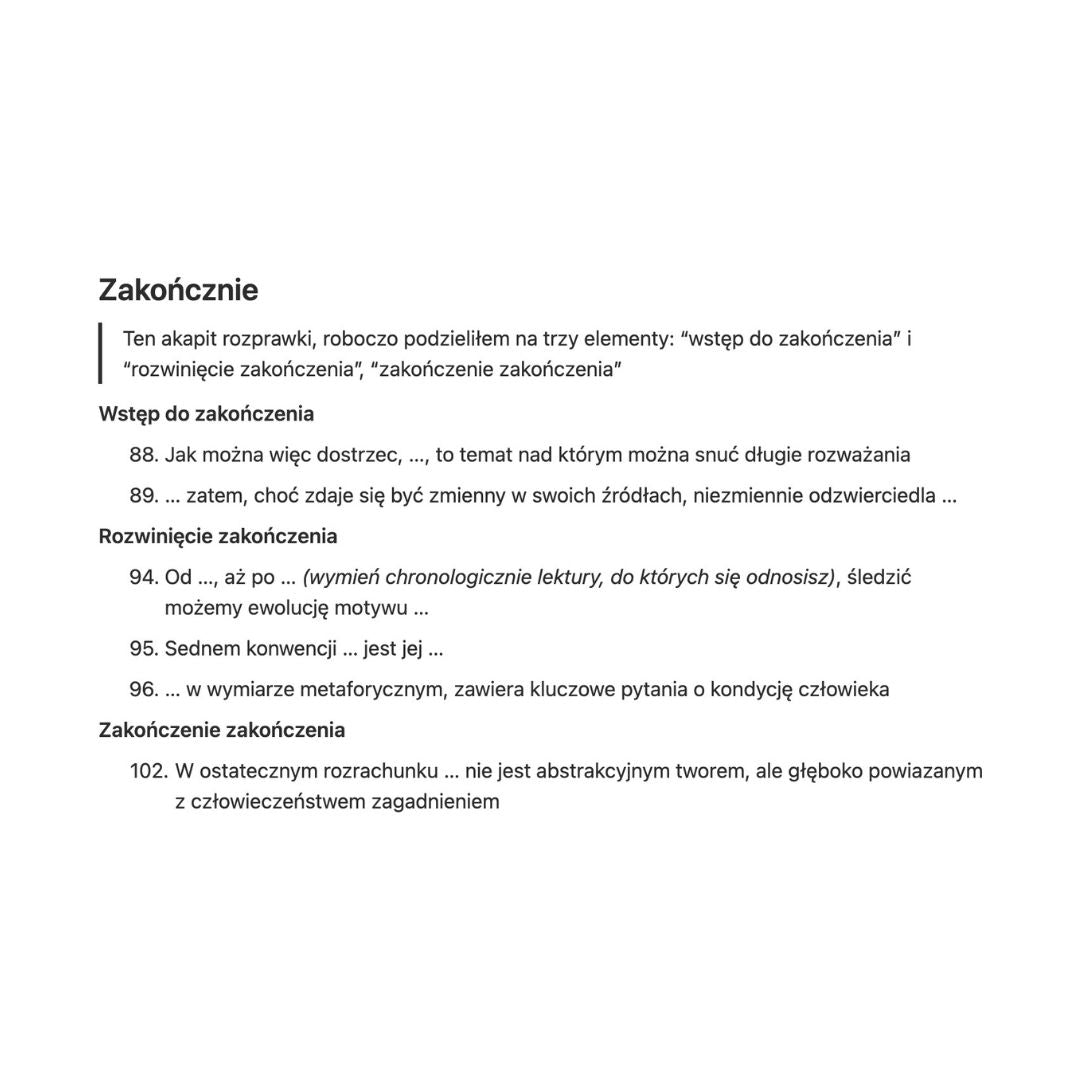 Zwroty do rozprawki